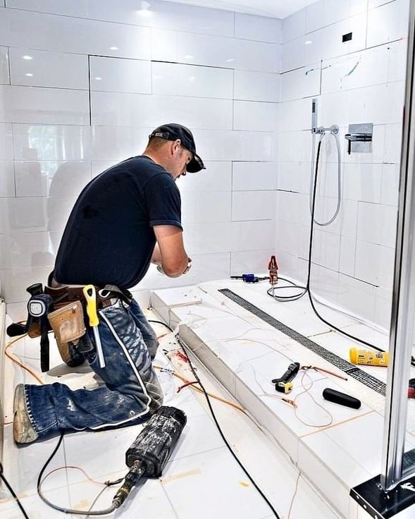 Plumber — Bathroom installation
